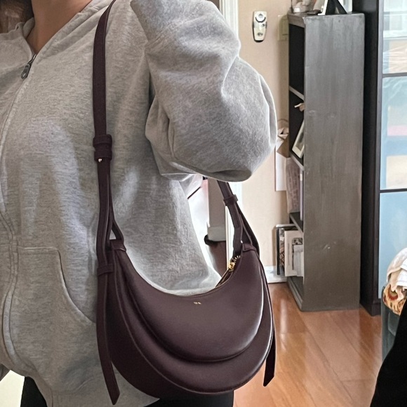 JW PEI Burgundy Vegan Leather Sharon Crossbody Bag - Picture 8 of 11